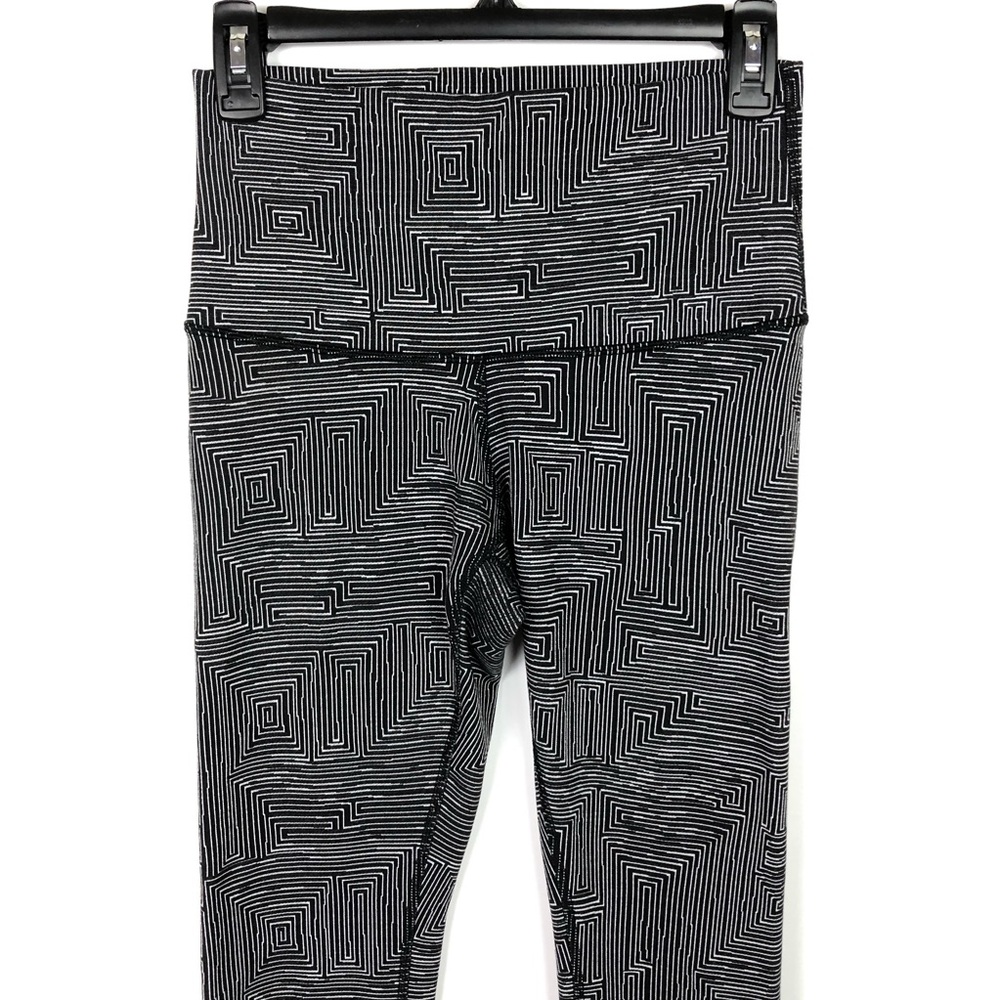 Lululemon Maze Jacquard Wunder Under Leggings Size 6 - Picture 3 of 13